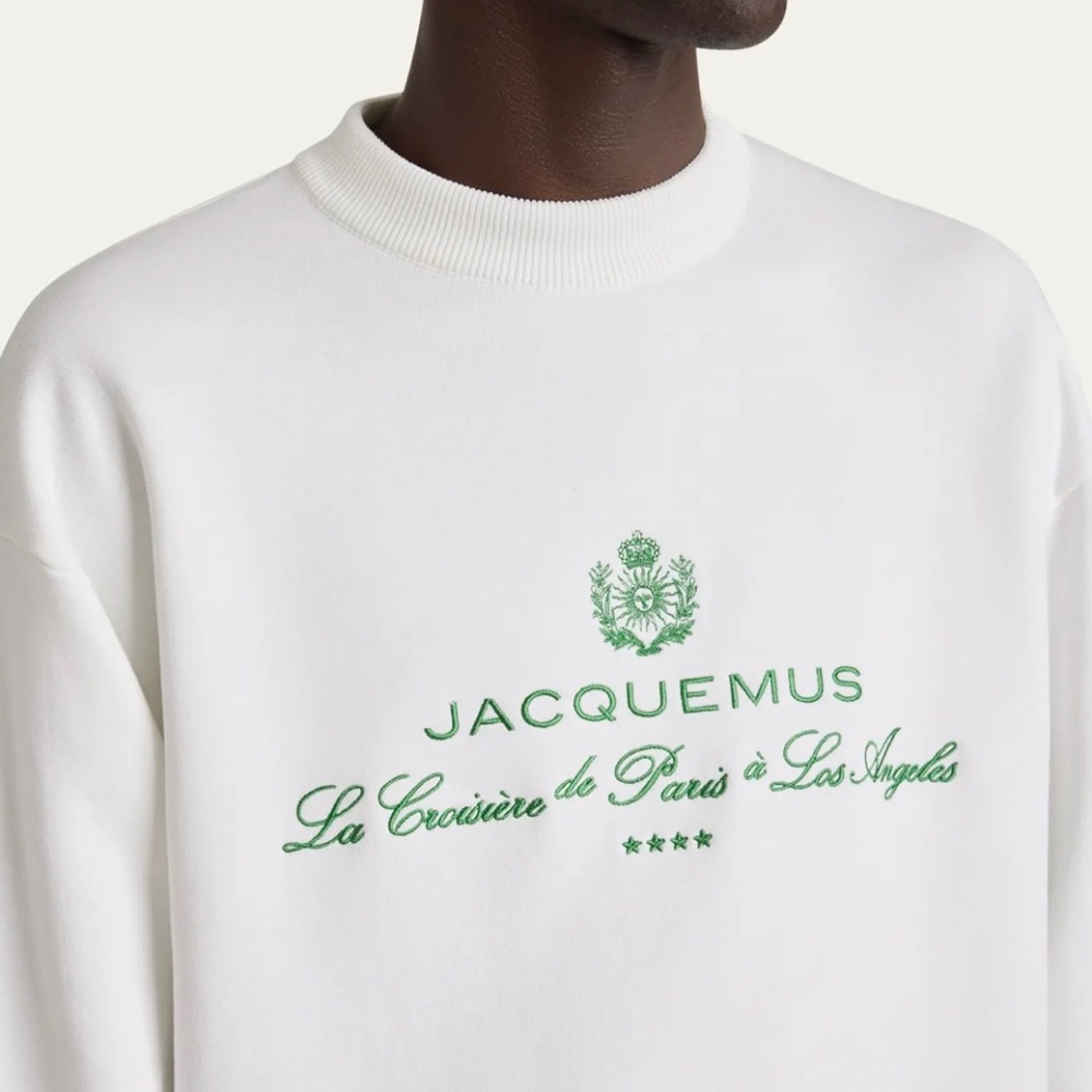 JACQUEMUS Men's La Maille Venice Crewneck Sweater
